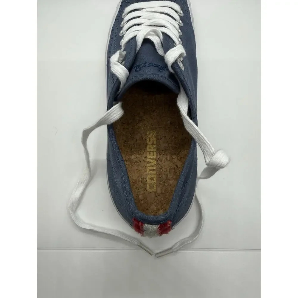 Converse Jack Purcell Shoes-Unisex/Blue/Cork Insoles/Low Top/Men 7.5/Women 9 - Picture 7 of 16
